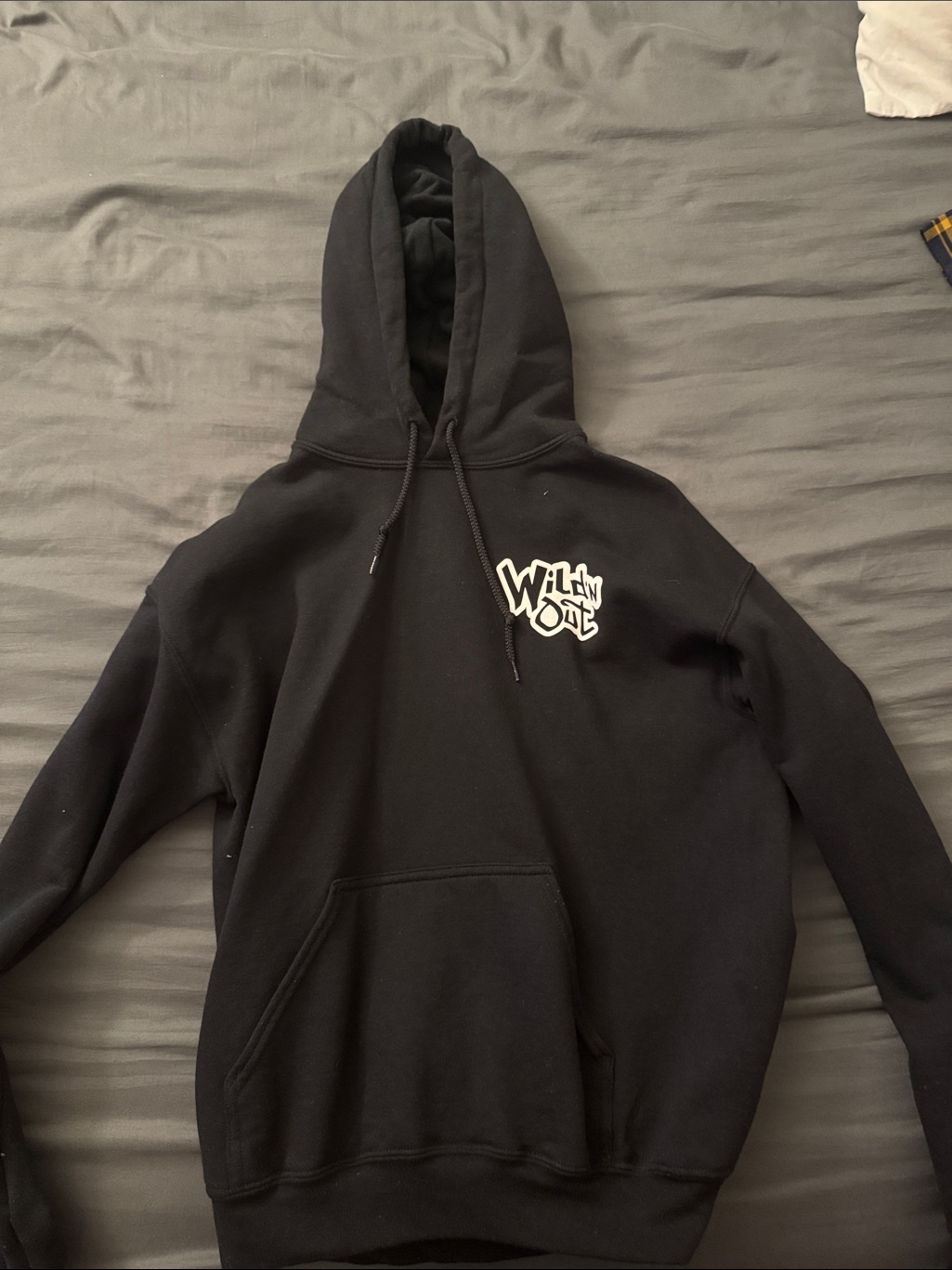 Wild N Out Black Hoodie With Front Logo